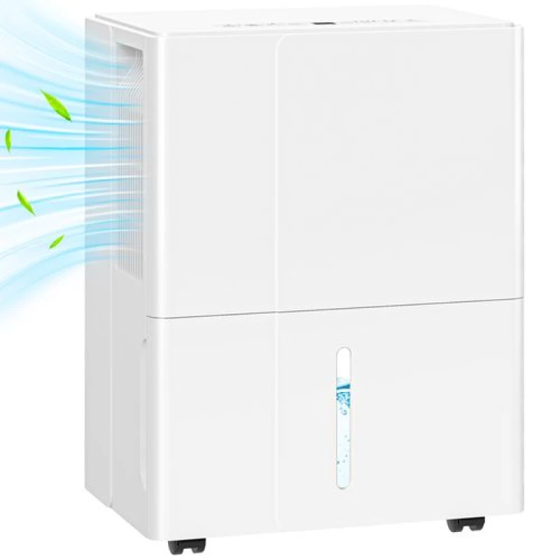 Image of HOMCOM 30L Dehumidifier w/ Filter, Auto Defrost, White 821-039V70WT