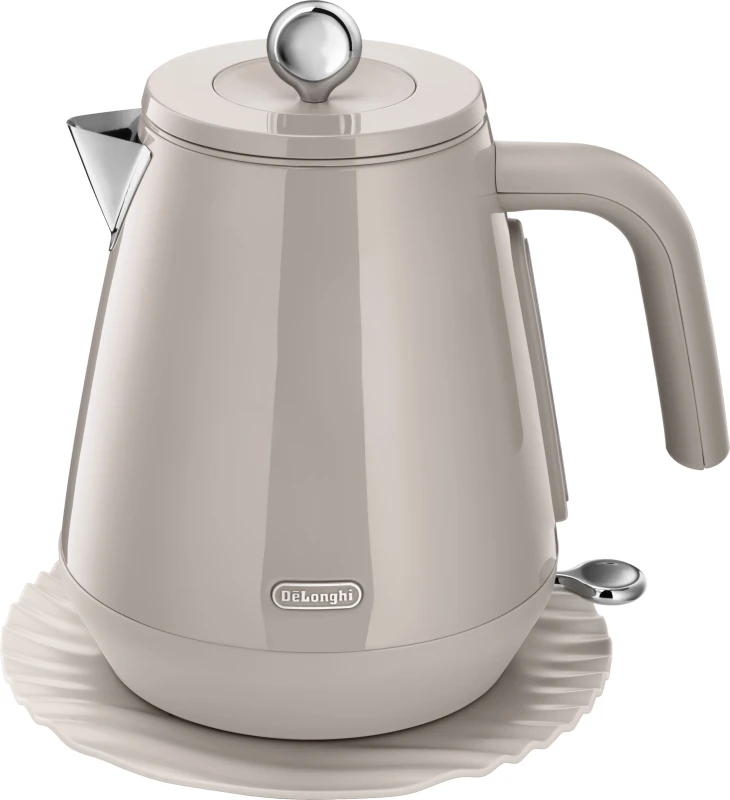 Image of DeLonghiEclettica KBY3001.BG Jug Kettle - Beige, Brown 8004399029569