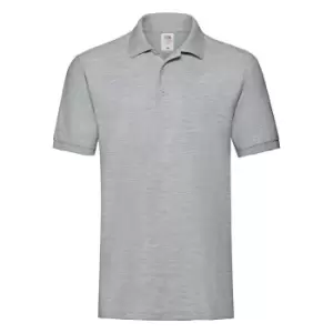 Image of Fruit Of The Loom Premium Mens Short Sleeve Polo Shirt (S) (Athletic/Heather)