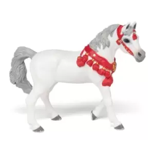 Image of PAPO Horses and Ponies White Arabian Horse in Parade Dress Figure