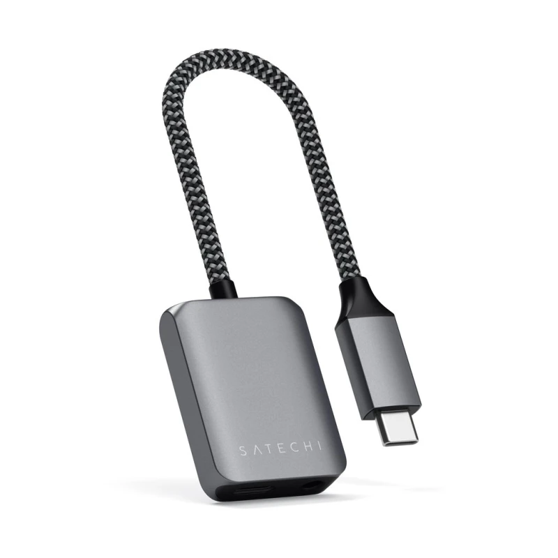 Image of Satechi ST-UCAPDAM cable gender changer USB-C USB-C/3.5mm Grey