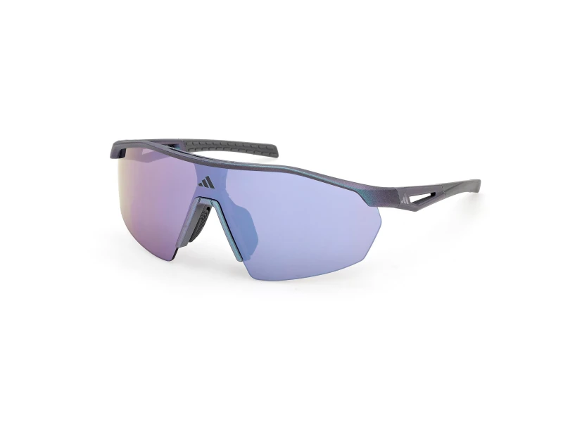 Image of Adidas Sport Unisex Adidas Sport SP0116 ANEMOS LIGHT S 97Z Sunglasses Injected Green Violet Mask Normal Green Sunglasses Unisex Injected
