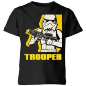 Image of Star Wars Rebels Trooper Kids T-Shirt - Black - 5-6 Years