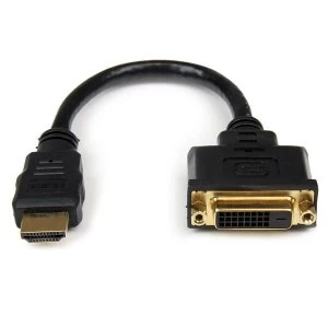 Image of StarTech 8" HDMI to DVI D Adaptor