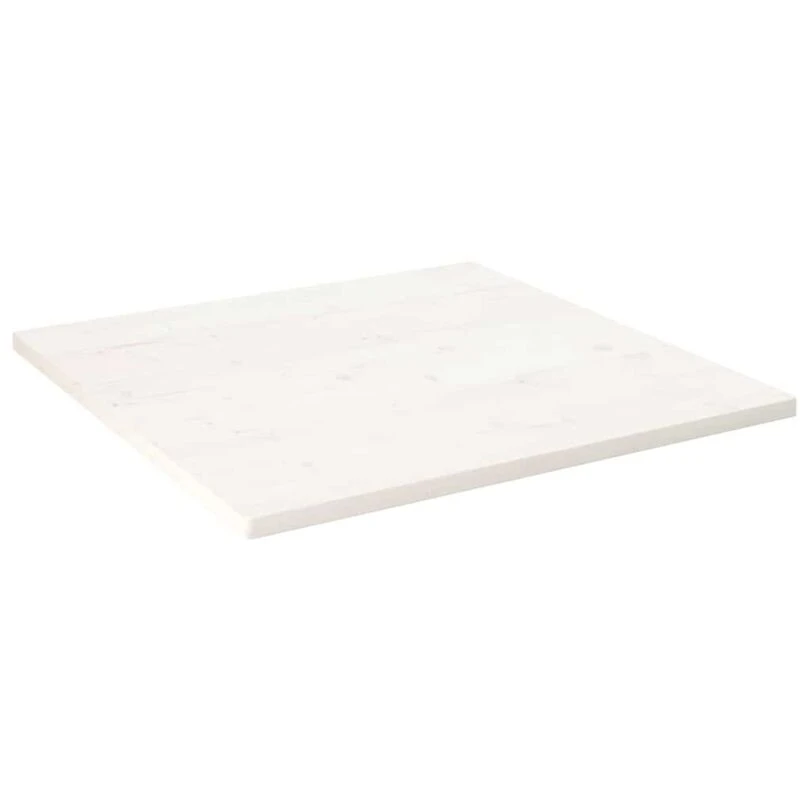 Image of VIDAXL Vidaxl - Table Top White 80x80x2.5cm Solid Wood Pine Square 8720845799588