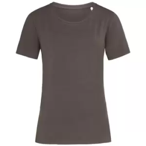 Image of Stedman Womens/Ladies Stars T-Shirt (M) (Dark Chocolate Brown)