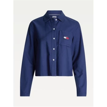 Image of Tommy Jeans Tjw Regular Tommy Badge Shirt - TWLGHT NAVY C87