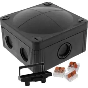 Image of Wiska COMBI 407 Junction Box IP66 450V Black - 10109673