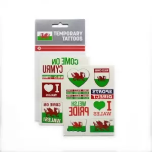 Image of Team Wales Tattoo 22 - Red