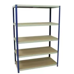 Image of Slingsby Boltless Steel Shelving With MDF Shelves - 265kg - 1770 x 900 x 600 mm