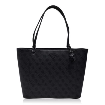 Image of Guess Noelle AOP Tote Bag - Coal