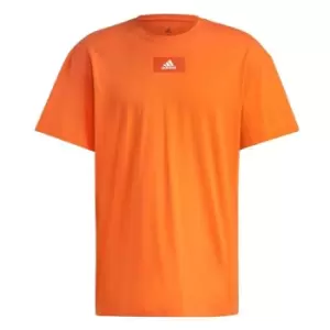 Image of adidas Essential T-Shirt Mens - Orange