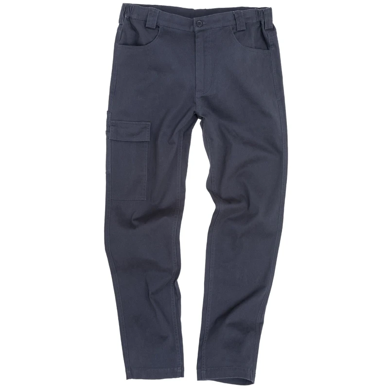 Image of Result Result Men Work Guard Stretch Slim Chinos in Navy Size: X-Large Navy XL Male 5059699726093