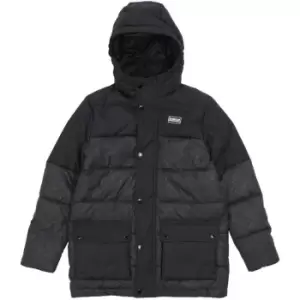 Image of Barbour International Redford Hooded Quilted Jacket - Black
