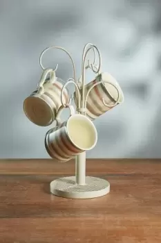 Image of Classic Collection Wrought Iron Mug Tree Stand