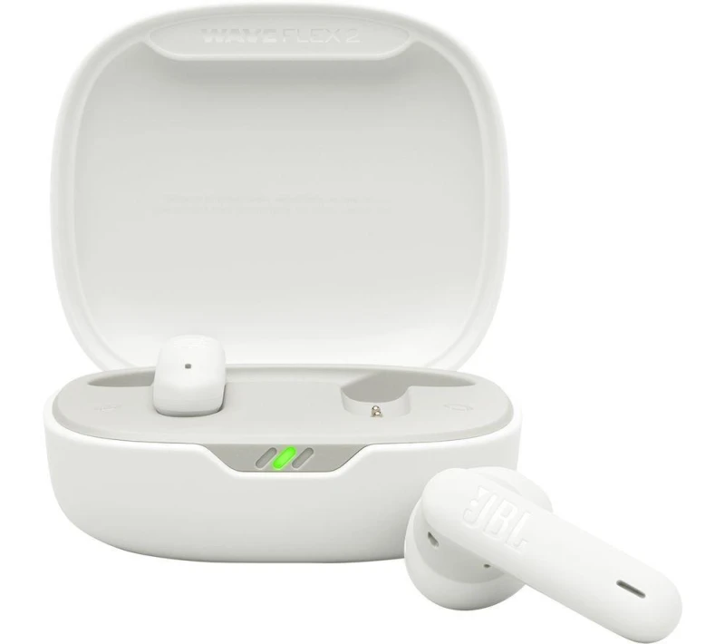 Image of JBL Wave Flex 2 Wireless Bluetooth Earbuds - White 1200130015144
