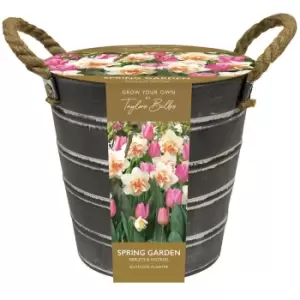 Image of You Garden YouGarden Outdoor Metal Muscari and Narcissi Bucket
