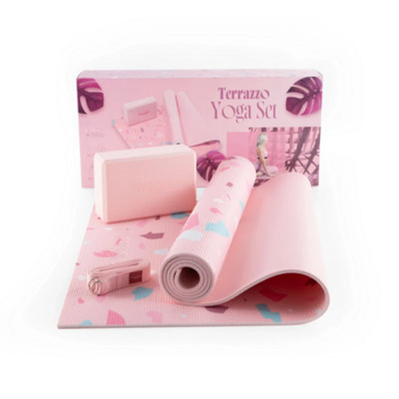 Image of Myga Myga Yoga Starter Kit - Terrazzo Pink