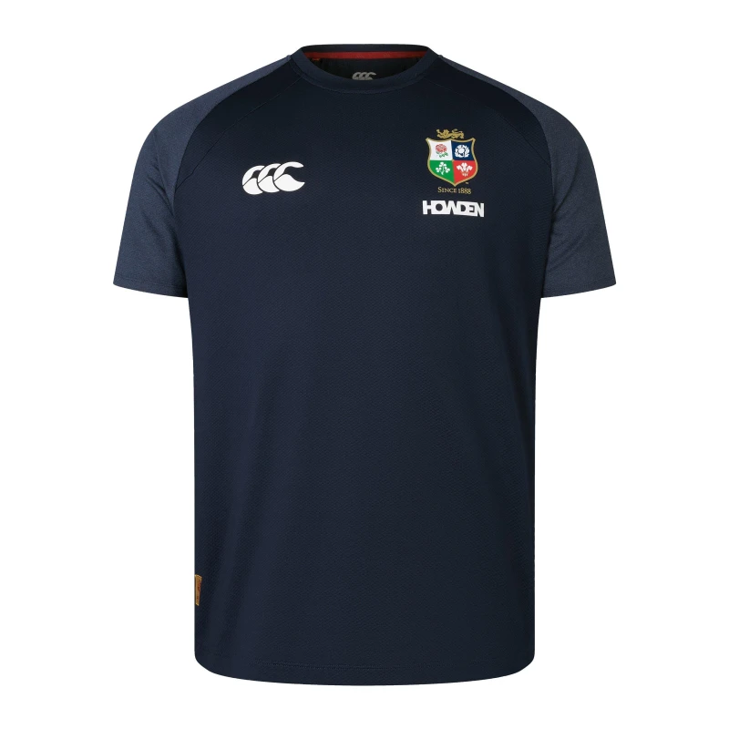 Image of Canterbury British and Irish Lions Everest T-Shirt 2024 Adults - Blue Blue S