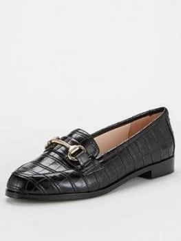 Image of OFFICE Fia Loafers - Black, Size 7, Women