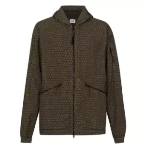 Image of CP Company Print Jacket - Brown