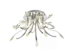 Image of Medium Celing, 10 x 3.5W LED, 3000K, 1146lm, Polished Chrome