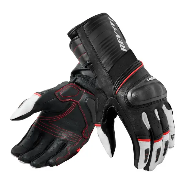 Image of REV'IT! RSR 4 Gloves Black White Size M