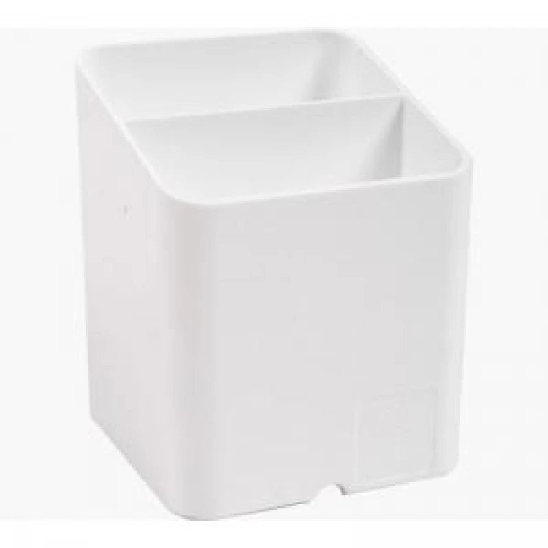 Image of Exacompta PEN-CUBE Pen Pot 74 x 74 x 93mm White - 67713D 20348EX EXR20348EX