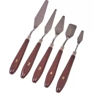 Image of S0570 5 Piece painting knife set - Amtech