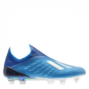 Image of adidas X 19 Plus SG Football Boots - White/TeamRoyal