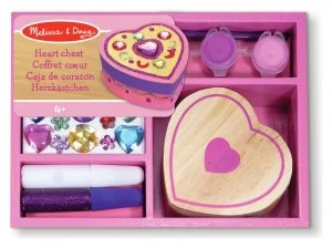 Image of Melissa and Doug Wooden Heart Chest