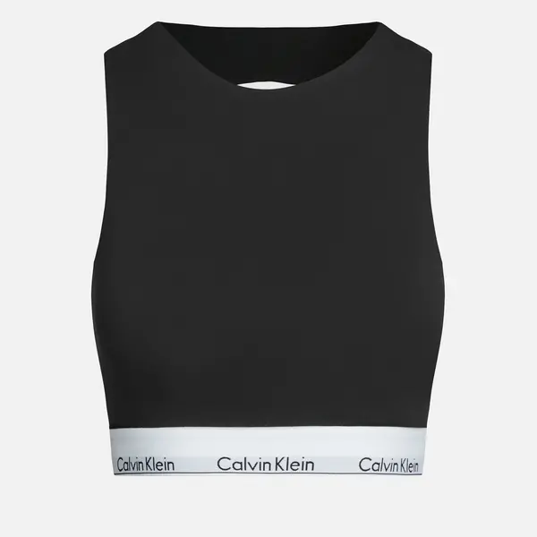 Image of Calvin Klein Modern Stretch-Jersey Unlined Bralette - L Black Underwear and Nightwear female 000QF7626EUB1 L