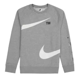 Image of Nike Sportswear Swoosh Crew Sweater Kids - Grey