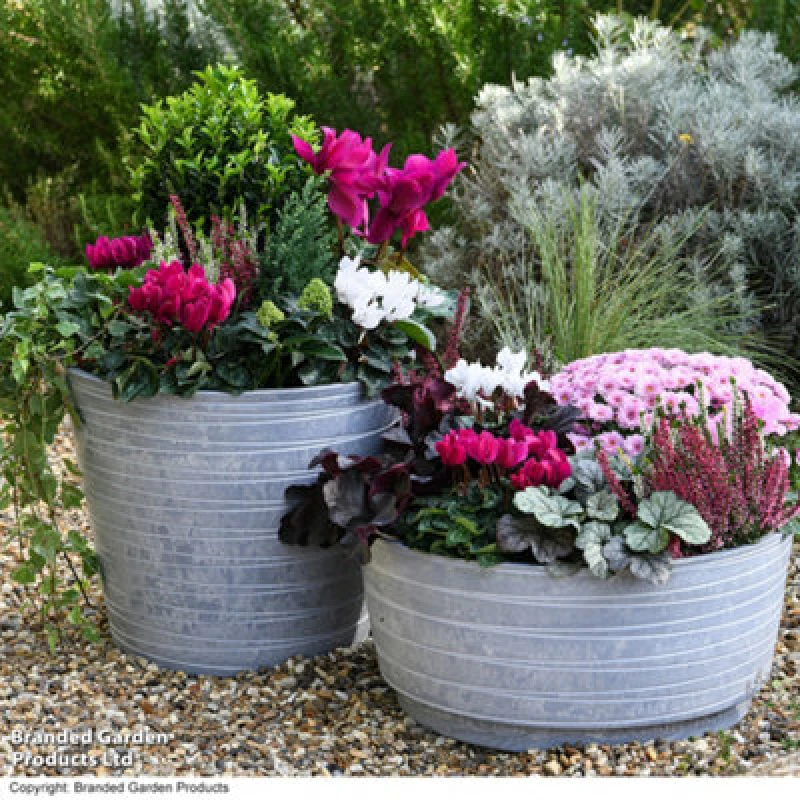 Image of Garden Gear Caesar Composition Marble Effect Planter D46 X H52Cm