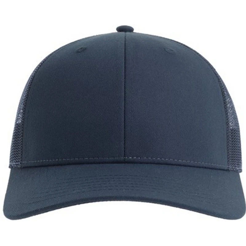 Image of Atlantis Atlantis Men Bryce 5 Panel Trucker Cap in Navy Navy One Size Male 5063107995513