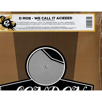 Image of D-Mob - We Call It Acieeed (Feat. Gary Haisman) Vinyl