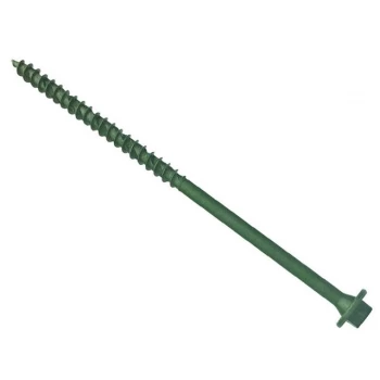 Image of Forgefix Hexagonal Torx Timber Screws Green 7mm 200mm Pack of 50
