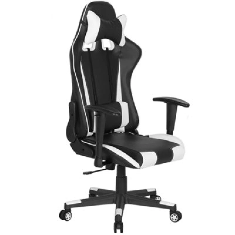 Image of Beliani Office Chair Gamer Faux Leather White