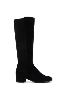 Image of Wide Fit 'Tayla' Suede Knee High Boots