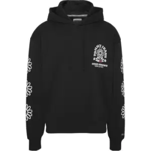 Image of Tommy Jeans Tjm Homegrown Plant Hoodie - Black