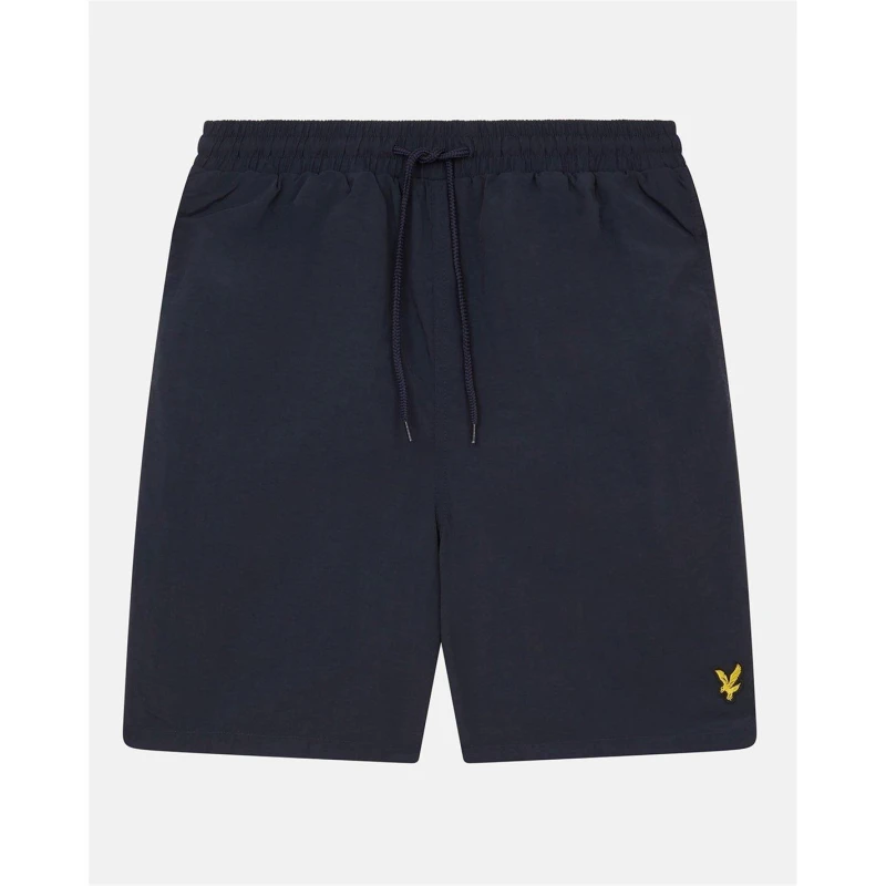 Image of Lyle and Scott Mens Plain Swim Shorts Dark Navy male M