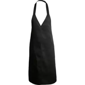 Image of Bullet Verona V Neck Apron (One Size) (Solid Black)