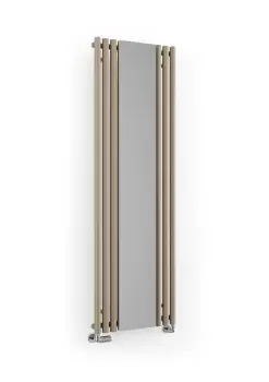 Image of Terma Rolo Mirror Vertical Designer Radiator, Quartz Mocha (W)590mm (H)1800mm