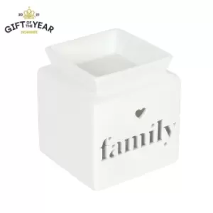 Image of White Family Cut Out Oil Burner