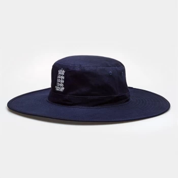 Image of England Cricket Heritage Sun Cap Mens - Navy