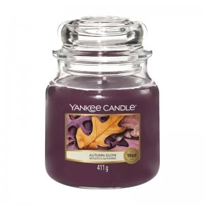 Image of Yankee Candle Autumn Glow Medium Candle 411g