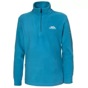 Image of Trespass Childrens Girls Louviers Plain Fleece Top (3/4 Years) (Turquoise)