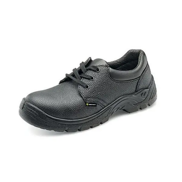 Image of Beeswift Beeswift Steel Toe Cap Leather Upper Safety Shoe 1 Pair Black 10.5 CF54BL10.5