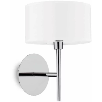 Image of Ideal Lux Lighting - Ideal Lux Woody - 1 Light Indoor Wall Light White, G9