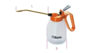Image of Beta Tools 1752 Pressure Oil Can (Plastic) Rigid Spout 200cc 017520002